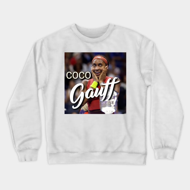 Coco gauff Crewneck Sweatshirt by Light Up Glow 